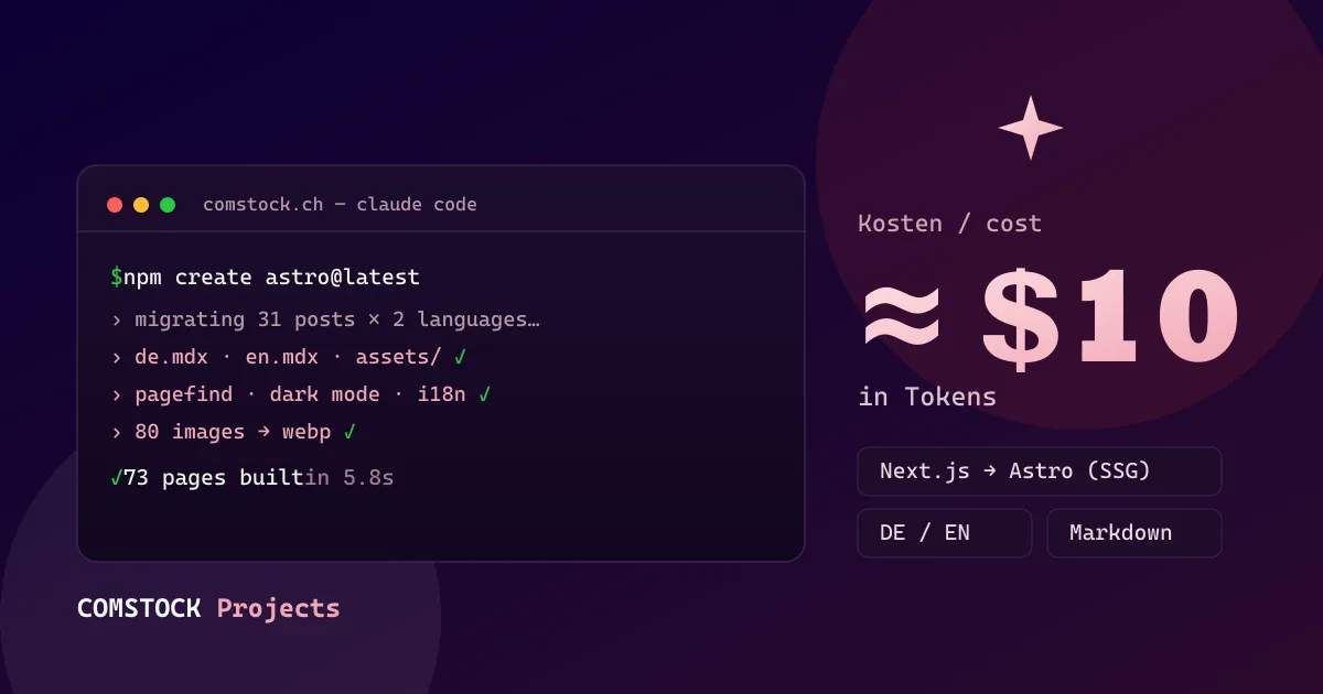 Rebuilt this site — with Claude Code for 10 USD